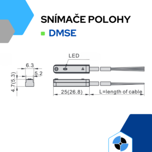 Indukční snímač polohy válce DMSE - Image 2